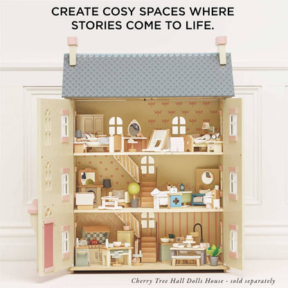 Wooden Dolls House Child's Bedroom Furniture - Le Toy Van