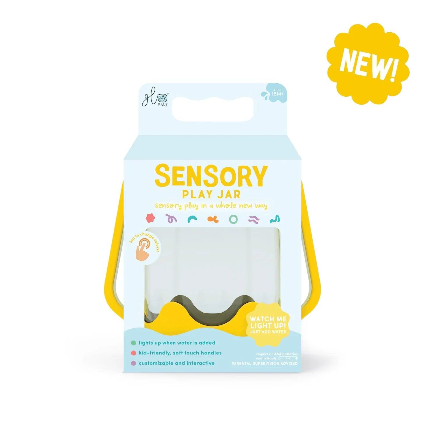 Yellow Sensory Jar - Glo Pals