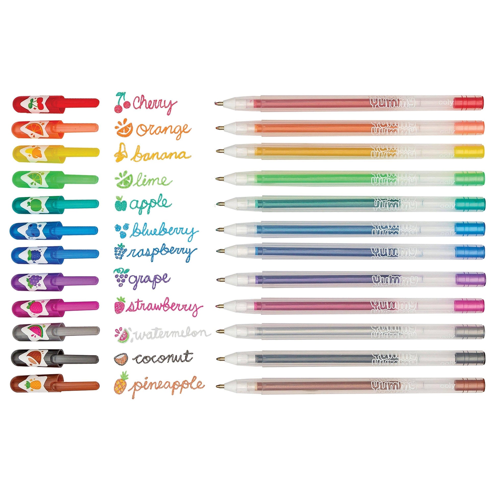 Yummy Yummy Scented Glitter Gel Pens - OOLY