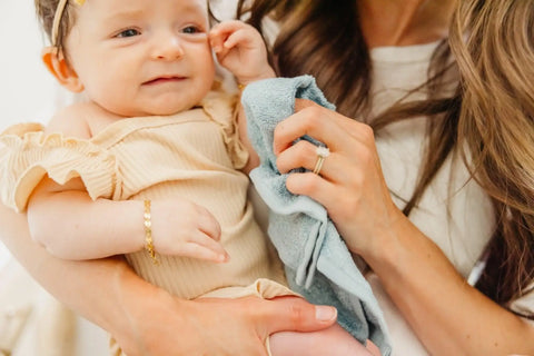 6 Ultra Soft Washcloths - Piper - Copper Pearl