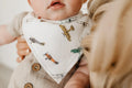 Copper Pearl-Baby Bandana Bibs - Ace-#Butter_Bug_Boutique#