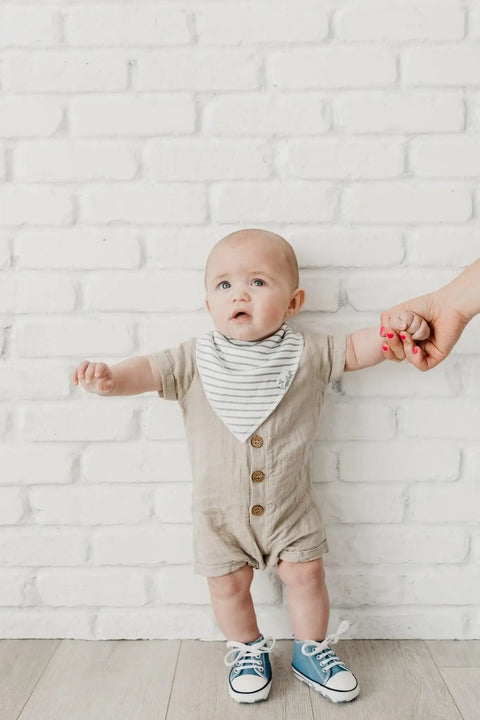 Copper Pearl-Baby Bandana Bibs - Ace-#Butter_Bug_Boutique#