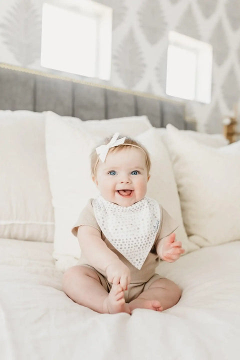 Copper Pearl-Baby Bandana Bibs - Bliss-#Butter_Bug_Boutique#