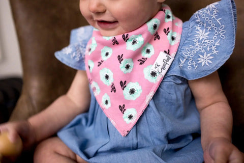 Baby Bandana Bibs - Bloom - Copper Pearl