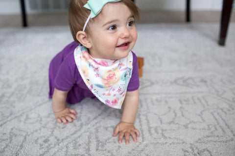 Baby Bandana Bibs - Bloom - Copper Pearl