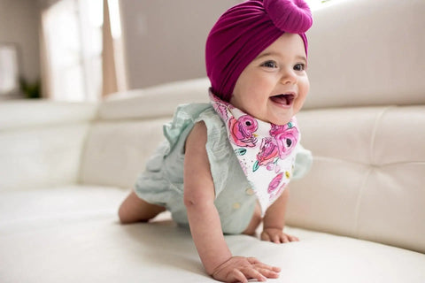Baby Bandana Bibs - Bloom - Copper Pearl