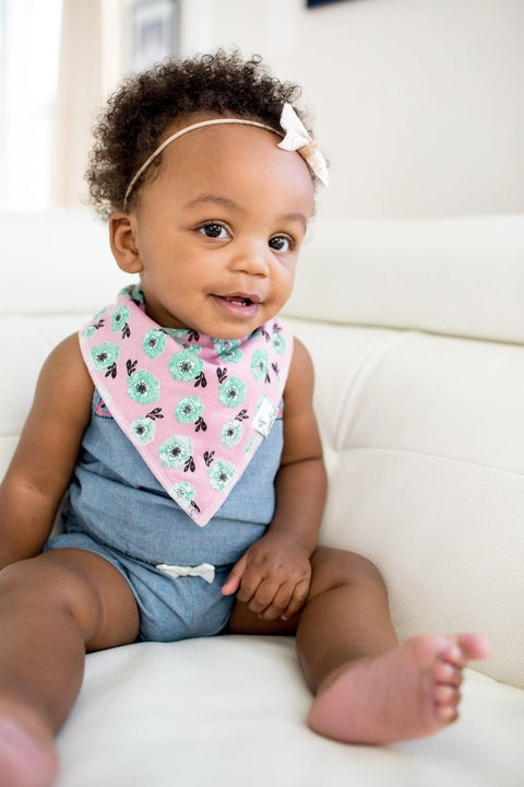 Baby Bandana Bibs - Bloom - Copper Pearl