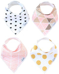 Baby Bandana Bibs - Blush - Copper Pearl