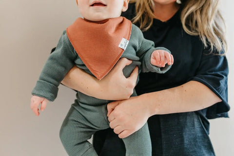 Copper Pearl-Baby Bandana Bibs - Dune-#Butter_Bug_Boutique#