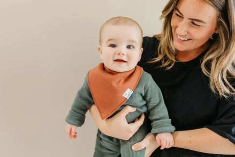 Copper Pearl-Baby Bandana Bibs - Dune-#Butter_Bug_Boutique#
