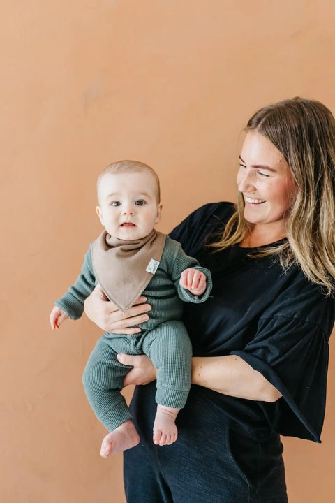 Copper Pearl-Baby Bandana Bibs - Dune-#Butter_Bug_Boutique#
