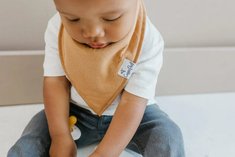 Copper Pearl-Baby Bandana Bibs - Dune-#Butter_Bug_Boutique#