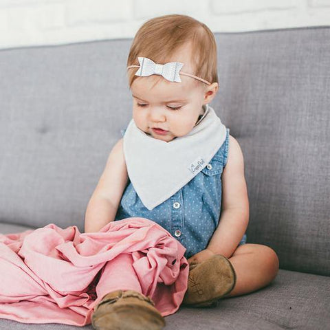 Baby Bandana Bibs - Grey Basics - Copper Pearl