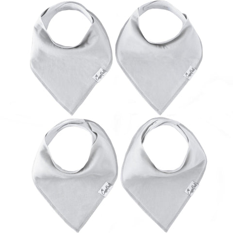 Baby Bandana Bibs - Grey Basics - Copper Pearl