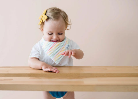 Baby Bandana Bibs - Leilani - Copper Pearl