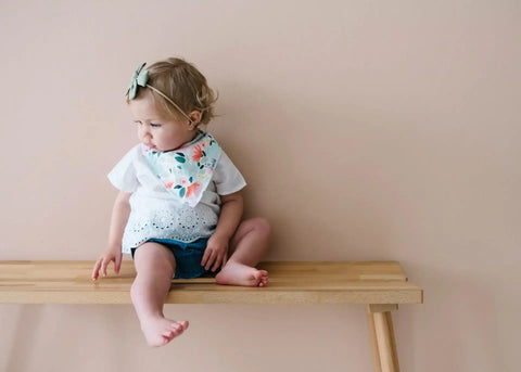Baby Bandana Bibs - Leilani - Copper Pearl
