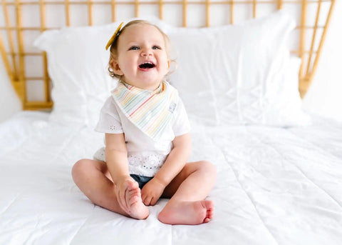 Baby Bandana Bibs - Leilani - Copper Pearl