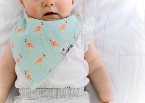 Baby Bandana Bibs - Leilani - Copper Pearl