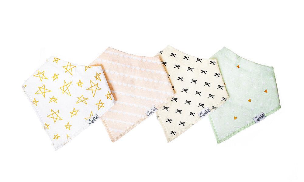 Baby Bandana Bibs - Paris - Copper Pearl