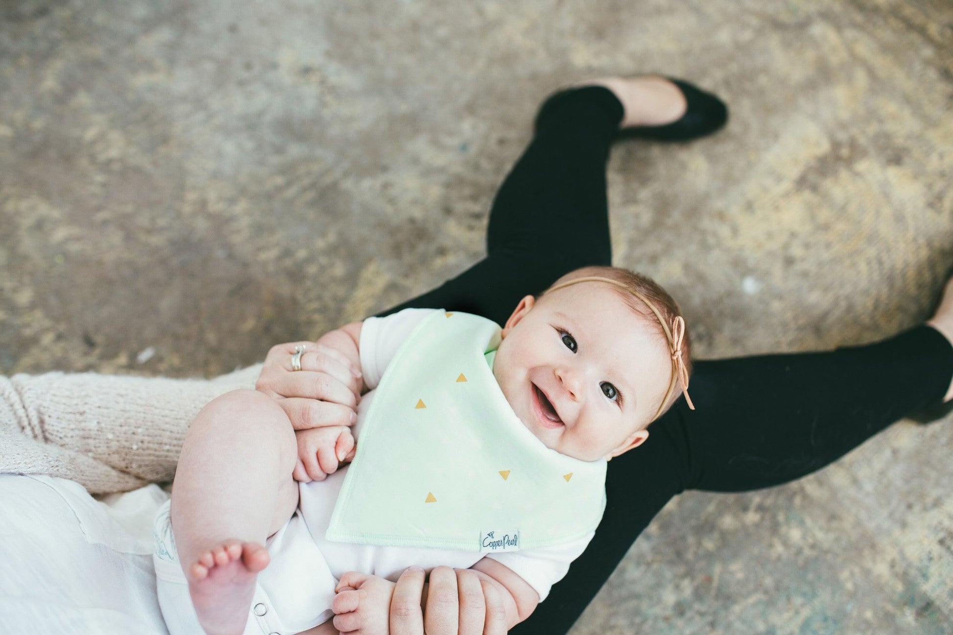 Baby Bandana Bibs - Paris - Copper Pearl