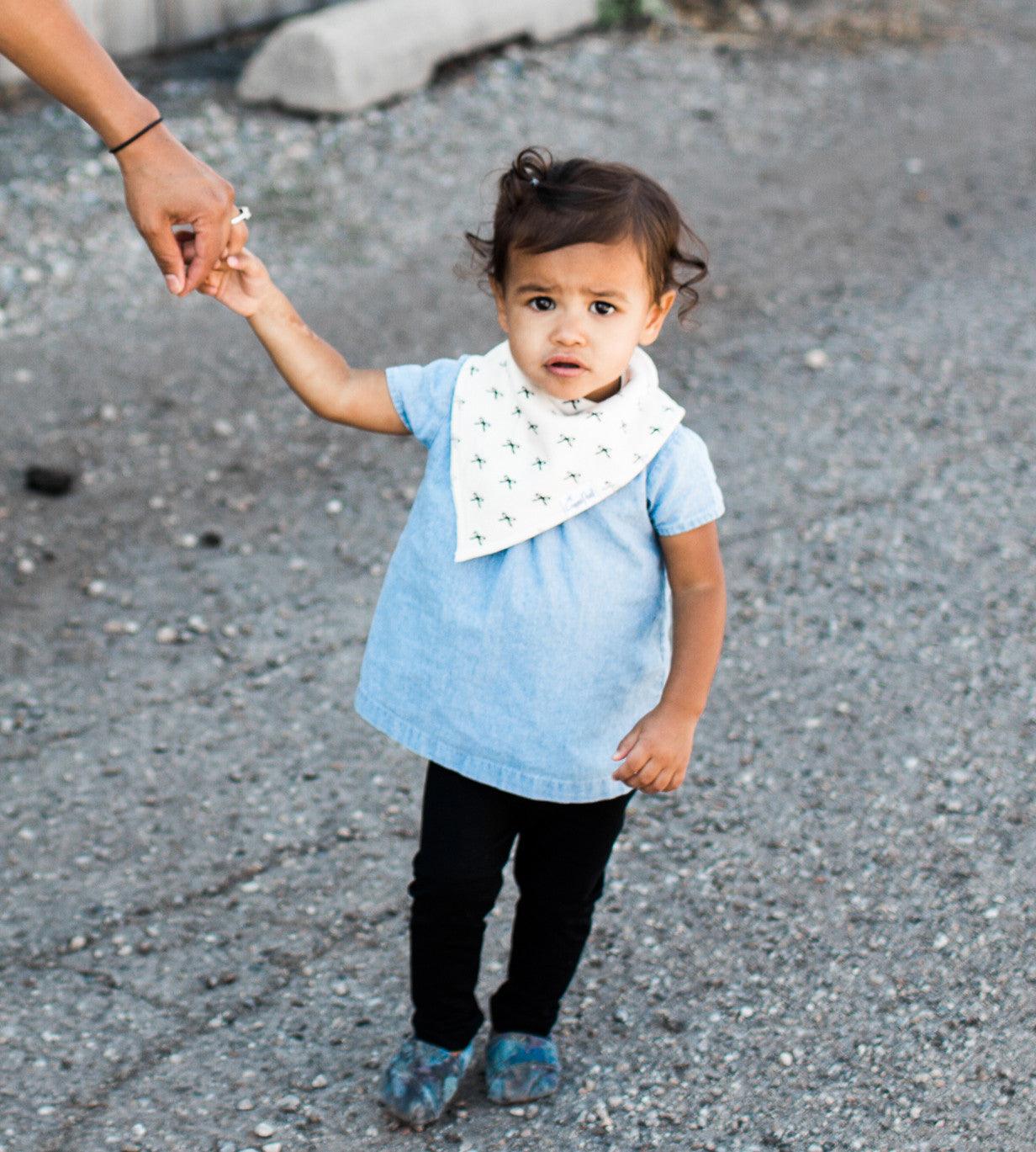 Baby Bandana Bibs - Paris - Copper Pearl