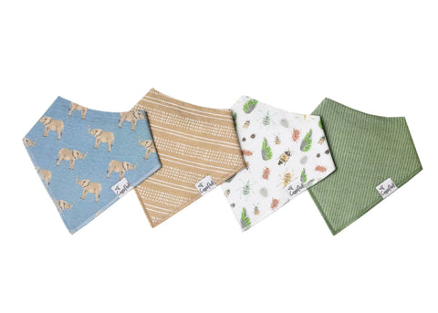 Baby Bandana Bibs - Peanut - Copper Pearl