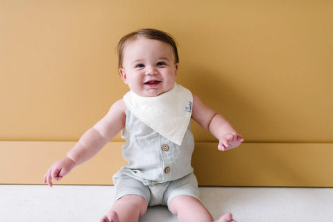 Baby Bandana Bibs - Stone - Copper Pearl