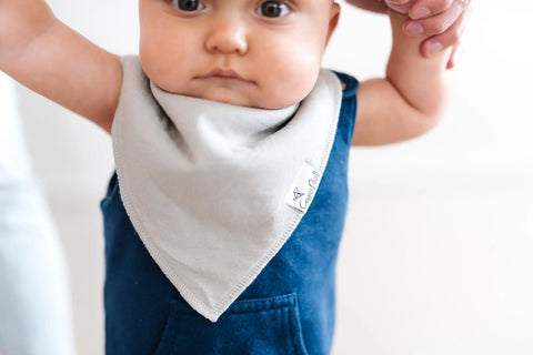 Baby Bandana Bibs - Stone - Copper Pearl