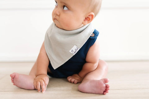 Baby Bandana Bibs - Stone - Copper Pearl