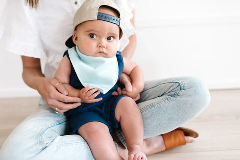 Baby Bandana Bibs - Stone - Copper Pearl