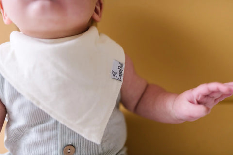 Baby Bandana Bibs - Stone - Copper Pearl