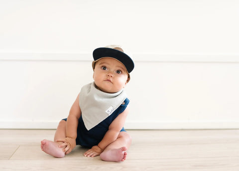 Baby Bandana Bibs - Stone - Copper Pearl