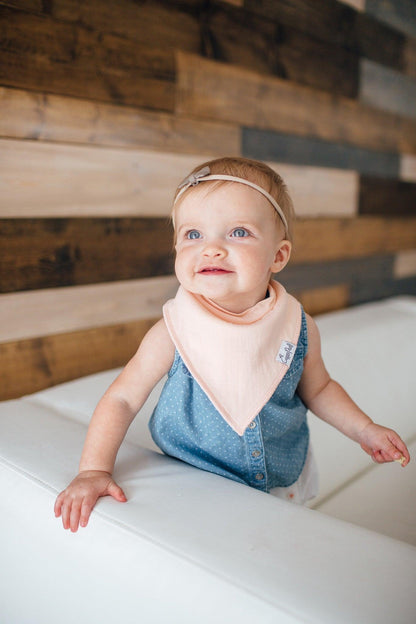 Baby Bandana Bibs - Sweetheart - Copper Pearl