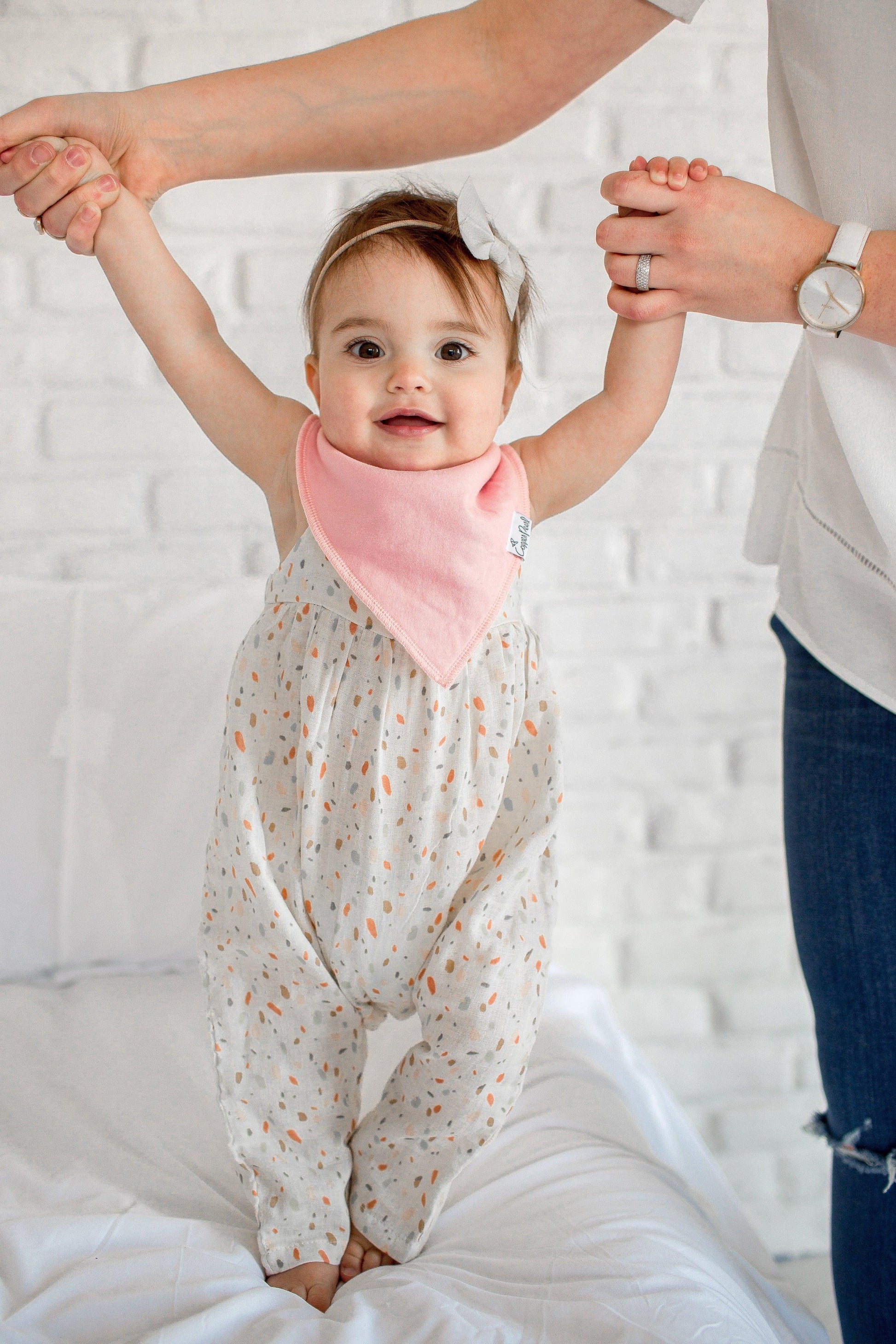 Baby Bandana Bibs - Sweetheart - Copper Pearl