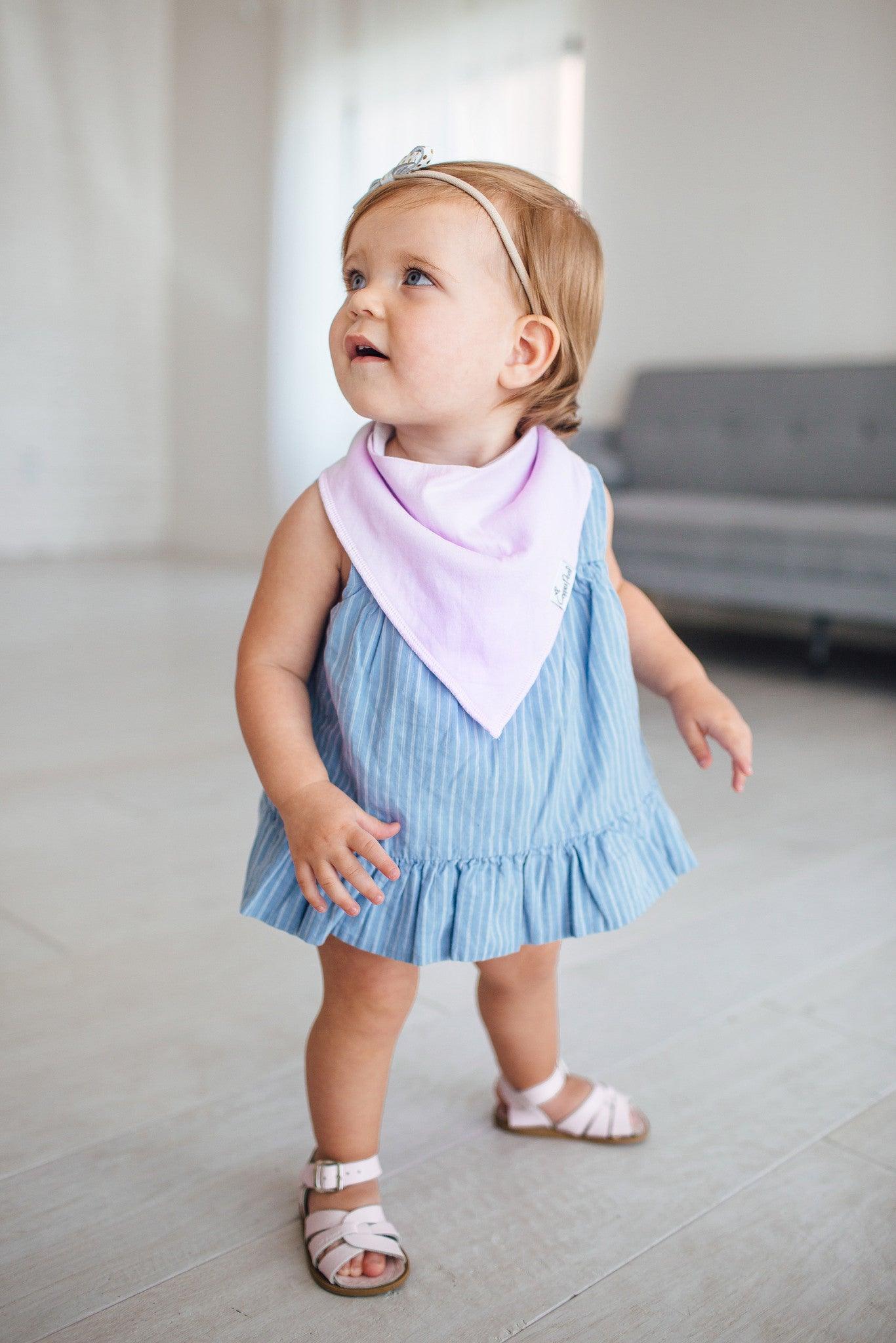 Baby Bandana Bibs - Sweetheart - Copper Pearl