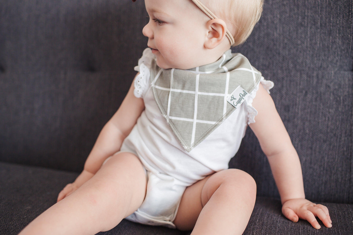 Baby Bandana Bibs - Urban - Copper Pearl