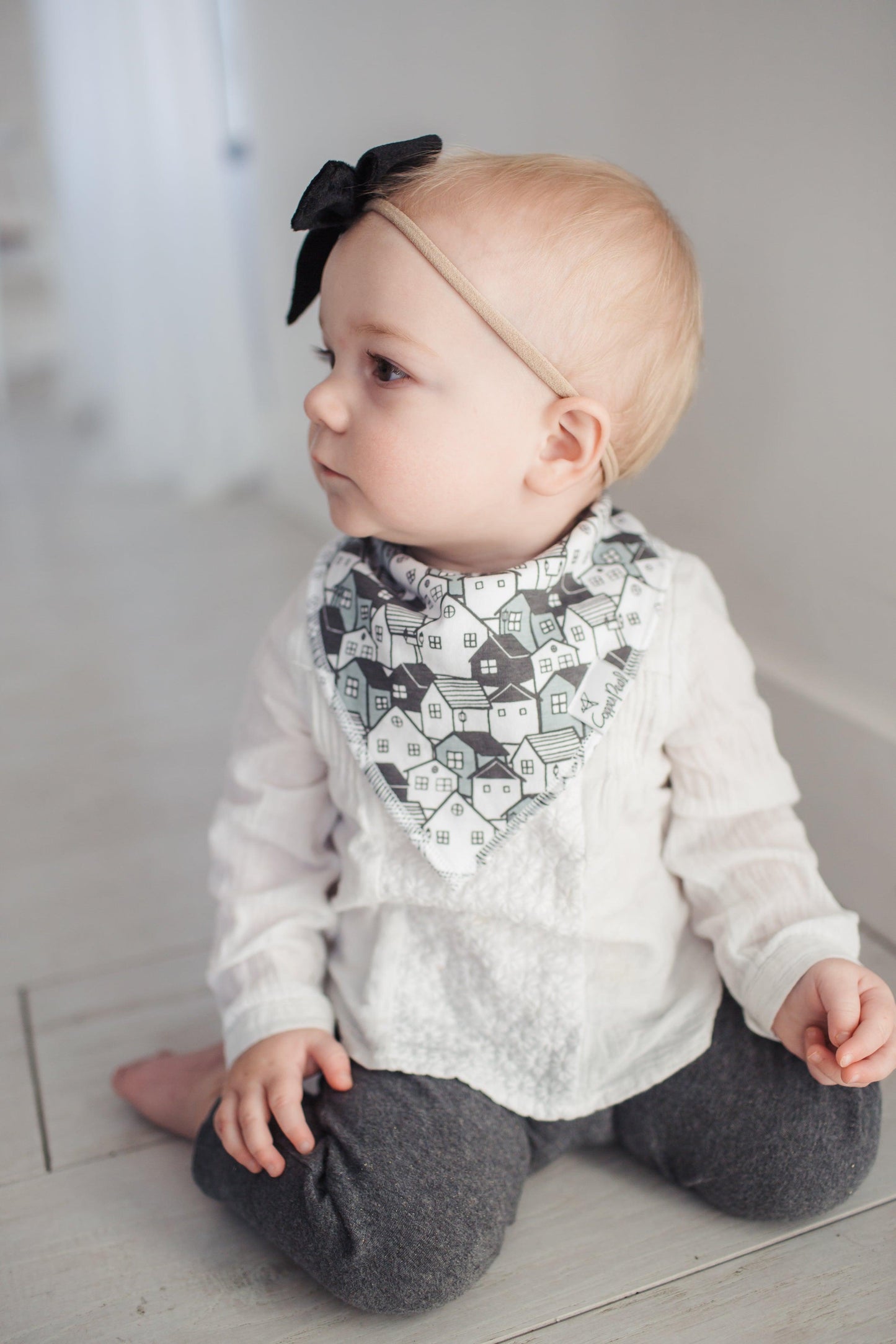 Baby Bandana Bibs - Urban - Copper Pearl