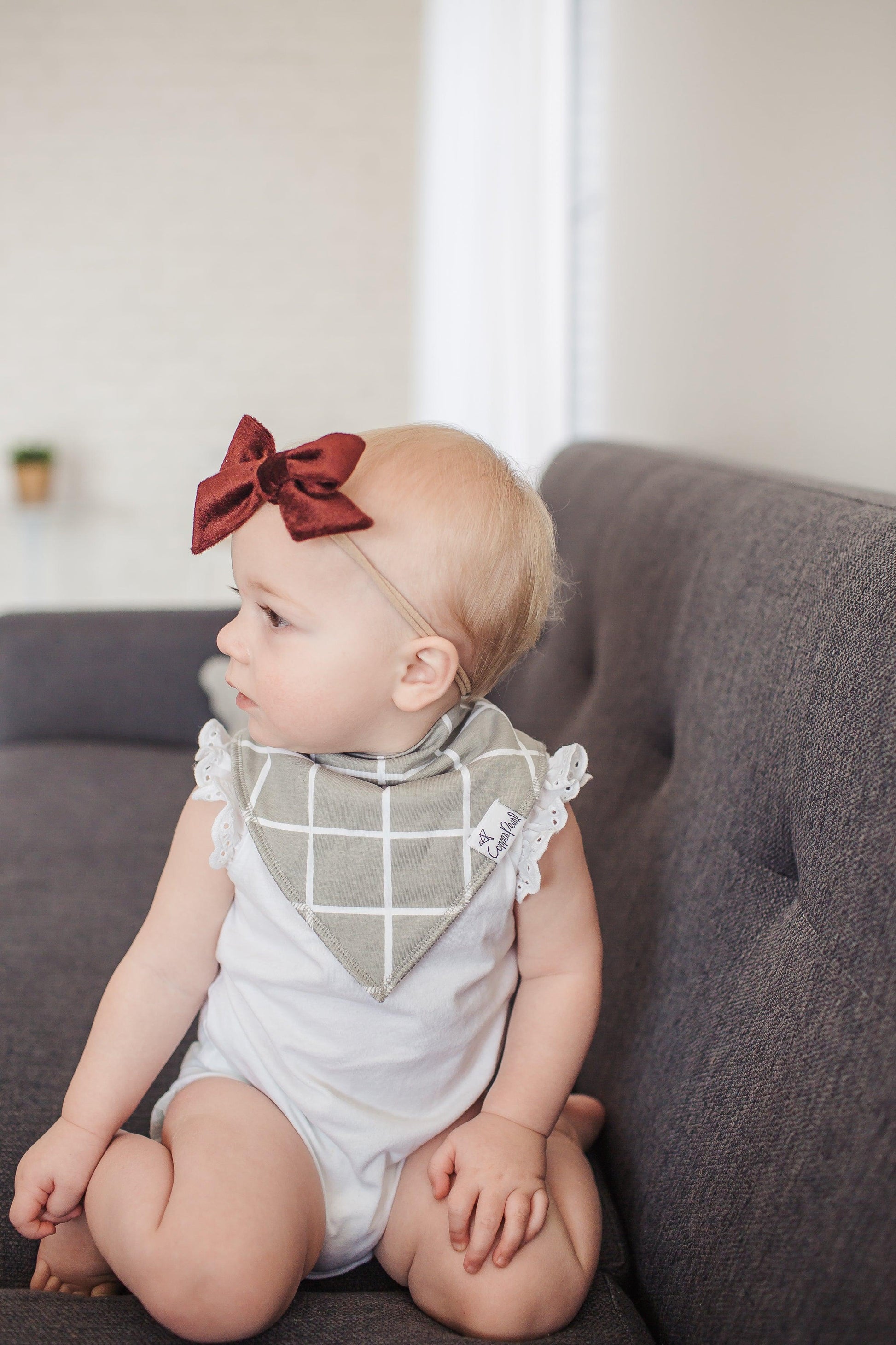 Baby Bandana Bibs - Urban - Copper Pearl