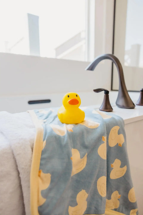 Baby Hooded Towel - Ducky - Copper Pearl