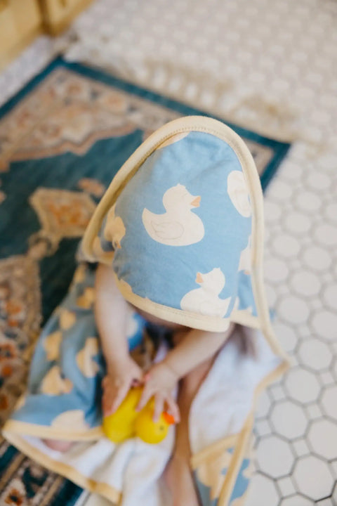 Baby Hooded Towel - Ducky - Copper Pearl