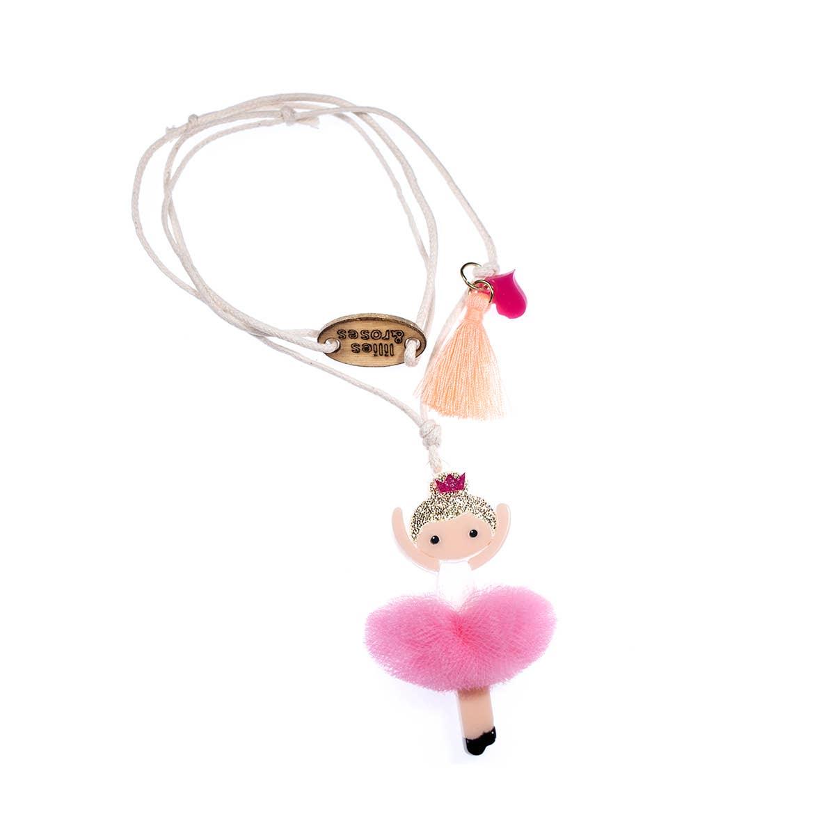 Ballerina Pink Necklace - Lilies & Roses NY