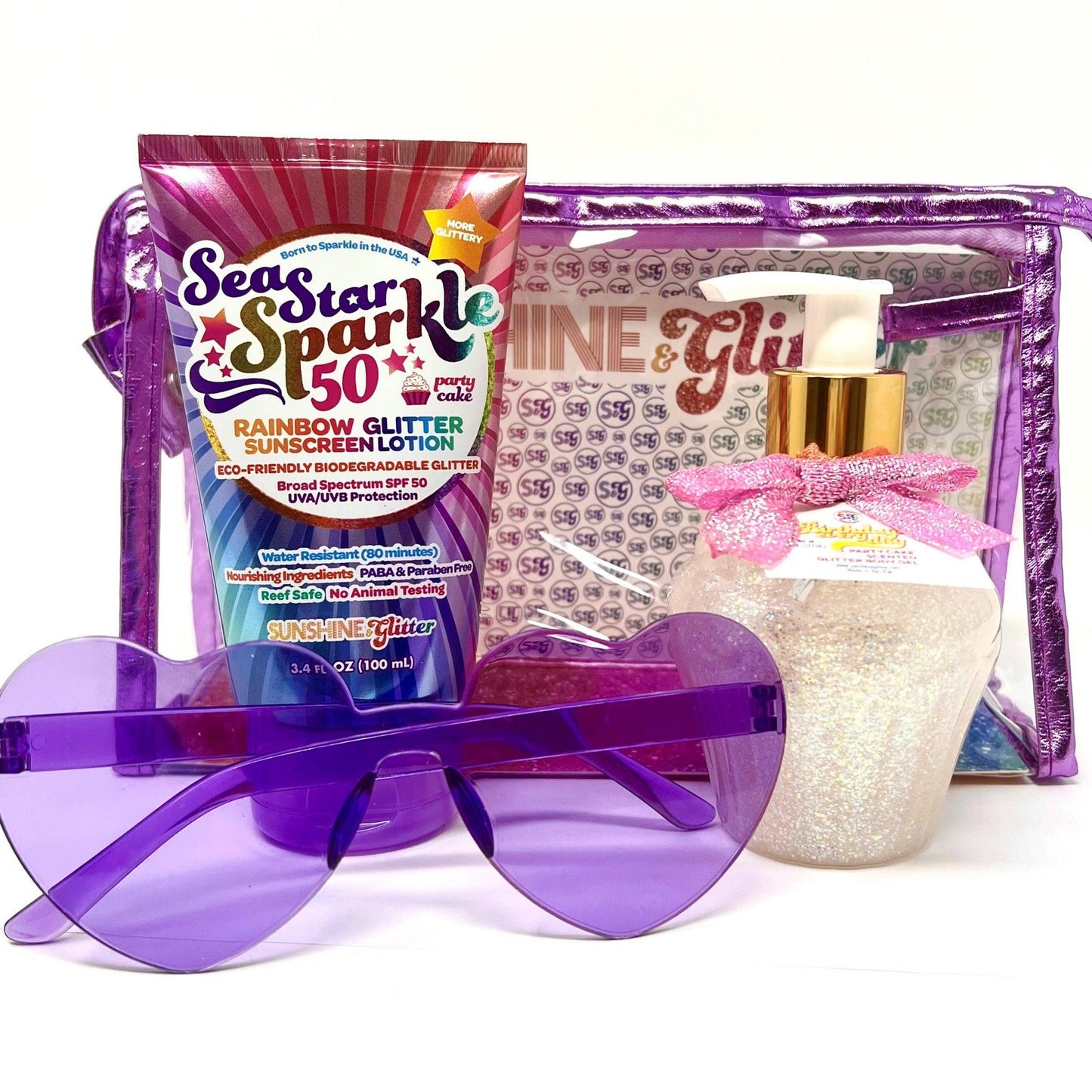 Best Birthday Ever Sunscreen Gift Set - Sunshine & Glitter