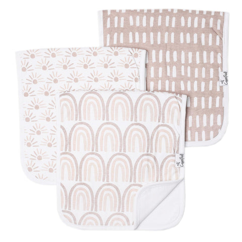 Copper Pearl-Premium Burp Cloths - Bliss-#Butter_Bug_Boutique#