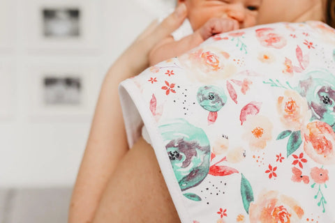 Premium Burp Cloths - Bloom - Copper Pearl