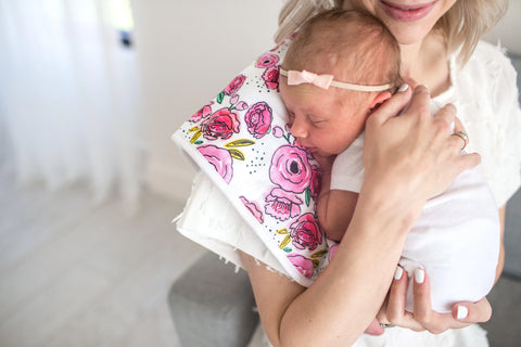Premium Burp Cloths - Bloom - Copper Pearl