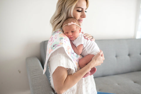 Premium Burp Cloths - Bloom - Copper Pearl