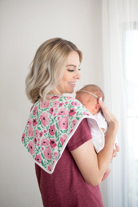 Premium Burp Cloths - Bloom - Copper Pearl