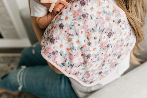 Premium Burp Cloths - Bloom - Copper Pearl