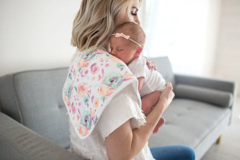 Premium Burp Cloths - Bloom - Copper Pearl