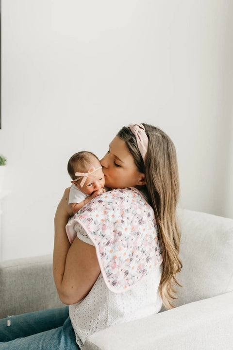 Premium Burp Cloths - Bloom - Copper Pearl